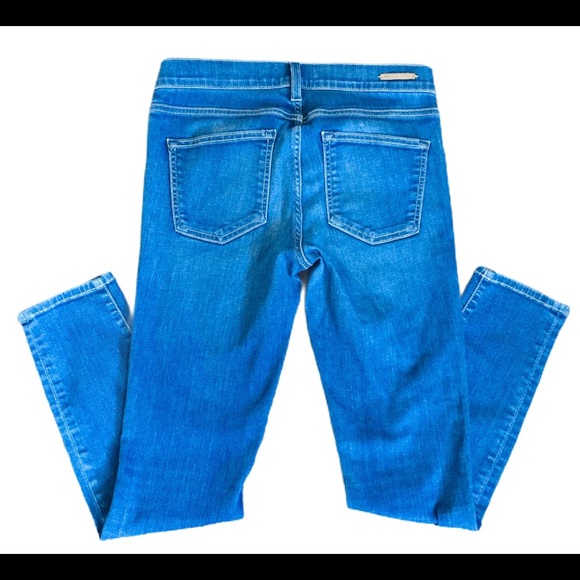 PILCRO (Anthropologie) Serif Legging Skinny Jean With Pockets Denim Blue Size 27 - Picture 4 of 12